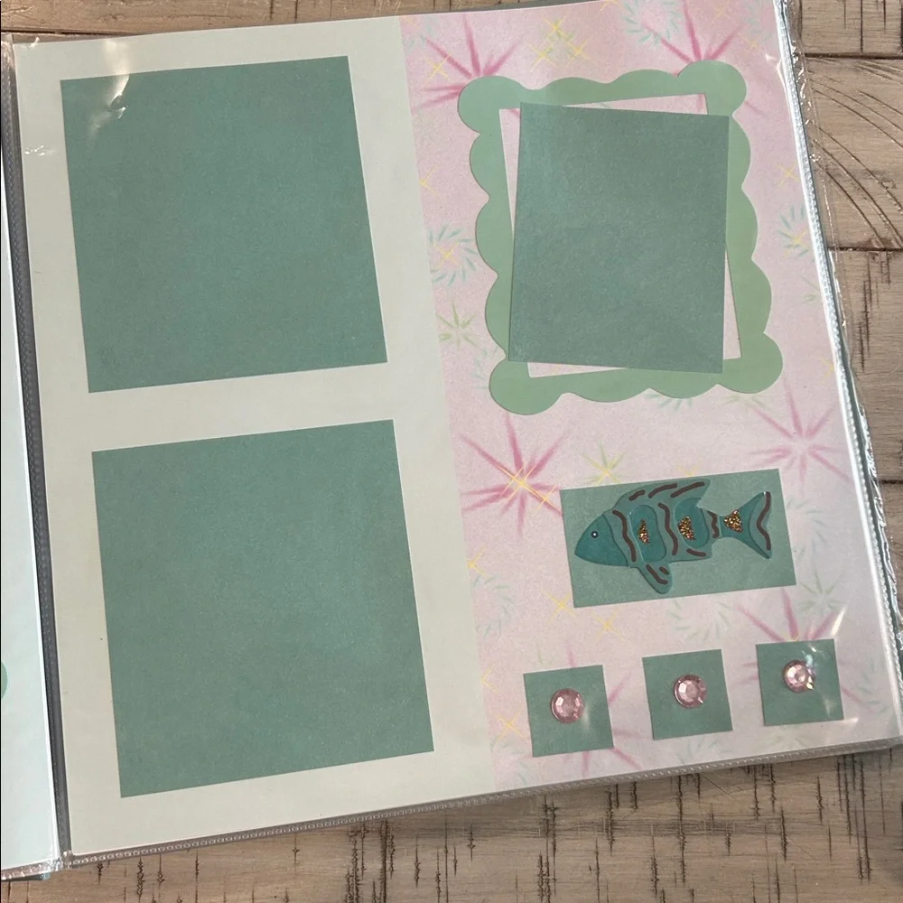 Pre Designed Memory Book Vacation Scrapbook 12 X 12 Just Insert Your Photos